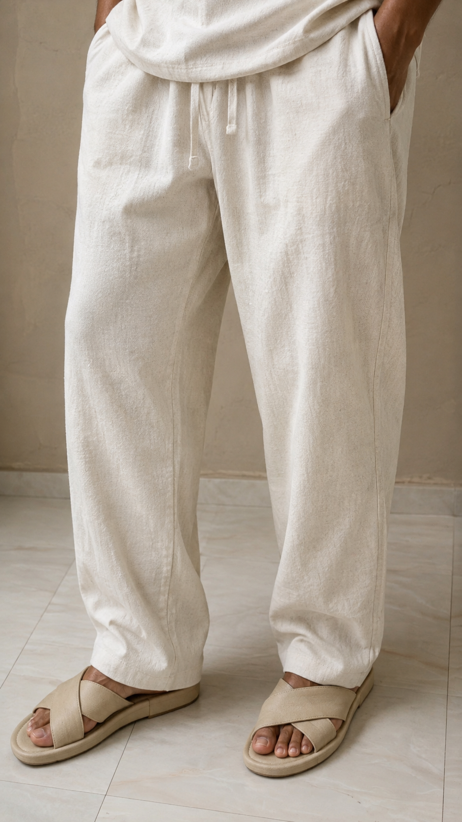 Linen Cotton Casual Pants