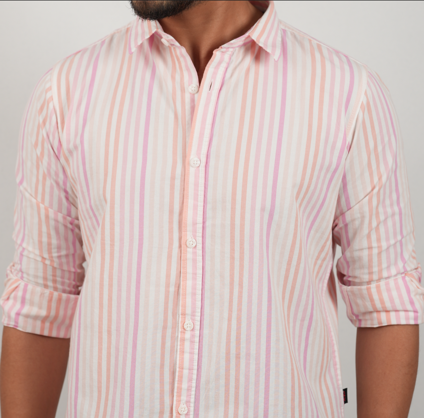 Multiple Color Stripes Premium Shirt