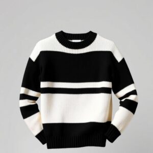 Block Stripe Knit Sweater